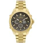 Ficha técnica e caractérísticas do produto RelÃ³gio Masculino Technos TS Digiana BJ3814AB/1P 46mm AÃ§o Dourado - Incolor - Masculino - Dafiti