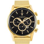 Ficha técnica e caractérísticas do produto Relógio Masculino Tempus Gold Black