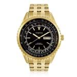 Relógio Masculino Tempus Magnific ZW30321U Gold Black Dourado