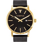 Relógio Masculino Tempus ZW20145U Eternal Black Gold