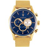 Relógio Masculino Tempus ZW20163A Thunder Gold Blue