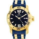 Ficha técnica e caractérísticas do produto Relógio Masculino Tempus ZW30367A Classic Steel Gold Blue