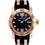 Relógio Masculino Tempus ZW30367P Classic Steel Rose Black