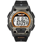 Ficha técnica e caractérísticas do produto Relogio Masculino Timex Analogico Digital Ironman Shock T5k341wkl/tn - Preto/laranja