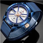 Ficha técnica e caractérísticas do produto Relógio Masculino Top Esportivo Militar Azul Escuro - Naviforce