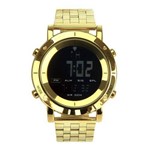 Ficha técnica e caractérísticas do produto Relógio Masculino Tuguir Metal Digital Tg6017 Dourado e Preto