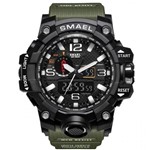 Ficha técnica e caractérísticas do produto Relógio Masculino Verde Smael G-SHOCK Militar Prova D'água - Intimes