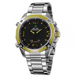 Ficha técnica e caractérísticas do produto Relógio Masculino Weide AnaDigi Esporte WH-2306 Amarelo