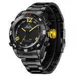 Ficha técnica e caractérísticas do produto Relógio Masculino Weide AnaDigi Esporte WH-2310 Amarelo