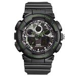 Relógio Masculino Weide AnaDigi WA3J8003 - Preto e Verde