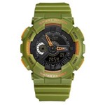 Relógio Masculino Weide AnaDigi WA3J8004 - Verde e Laranja