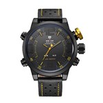 Ficha técnica e caractérísticas do produto Relógio Masculino Weide Anadigi WH-5210 Amarelo