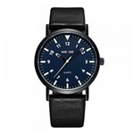 Ficha técnica e caractérísticas do produto Relógio Masculino Weide Analógico WD003 - Preto, Azul e Branco