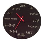 Ficha técnica e caractérísticas do produto Relógio Matemática Preto