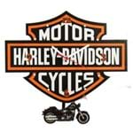 Relógio Mdf Pêndulo Sem Base (HARLEY DAVIDSON)