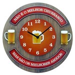 Ficha técnica e caractérísticas do produto Relógio Melhores Amigos - Marrom