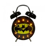 Relógio Mesa Despertador de Metal - DC Comics - Batman - com Som - Preto - Metrópole