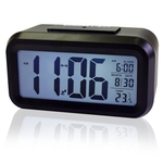 Relógio Mesa Led Digital Calendário Termômetro Alarme Despertador