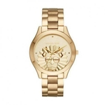 Ficha técnica e caractérísticas do produto Relógio Michael Kors Analógico Dourado Modelo MK3889 Slim