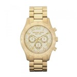 Ficha técnica e caractérísticas do produto Relógio Michael Kors Feminino Dourado - Omk8214/Z