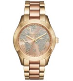 Ficha técnica e caractérísticas do produto Relógio Michael Kors Feminino Layton Mapa Mundi Mk6476/5xn