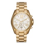 Ficha técnica e caractérísticas do produto Relógio Michael Kors Feminino Ref: Mk6266/4bn Cronógrafo Dourado