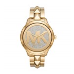 Ficha técnica e caractérísticas do produto Relógio Michael Kors Feminino Ref: Mk6714/1dn MK Dourado