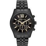 Ficha técnica e caractérísticas do produto Relógio Michael Kors Feminino Ref: Mk8603/1pn Cronógrafo Black