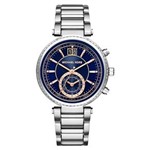 Ficha técnica e caractérísticas do produto Relógio Michael Kors Feminino Sawyer Prata MK6224/1AN