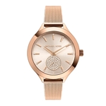 Ficha técnica e caractérísticas do produto Relógio Michael Kors Feminino Slim Runway Rosé MK3921/1JN