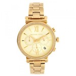 Ficha técnica e caractérísticas do produto Relógio Michael Kors Feminino Sofie Dourado MK6559-1DN - Bruna Tessaro