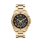 Ficha técnica e caractérísticas do produto Relógio Michael Kors Masculino Brecken Mk8481 Dourado com Dial Preto