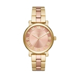 Ficha técnica e caractérísticas do produto Relógio Michael Kors Michael Kors Norie Rose Two-tone Watch Mk3586 Feminino