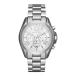 Ficha técnica e caractérísticas do produto Relógio Michael Kors MK5535 Feminino Prata com Fundo Branco