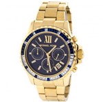 Ficha técnica e caractérísticas do produto Relógio Michael Kors Mk5754 Everest Dourado Azul