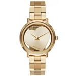 Ficha técnica e caractérísticas do produto Relogio Michael Kors Mk3623 Jaryn Coração Dourado