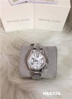 Ficha técnica e caractérísticas do produto Relógio MICHAEL KORS MK6174 (feminino) Mini Bradshaw - Prata