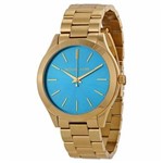 Ficha técnica e caractérísticas do produto Relógio Michael Kors Mk3265 Runway Azul Turquesa