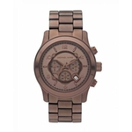 Ficha técnica e caractérísticas do produto Relógio Michael Kors Mk8204 Brown Chocolate 45mm Oferta