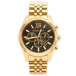 Ficha técnica e caractérísticas do produto Relógio Michael Kors Mk8286 Lexington Dourado