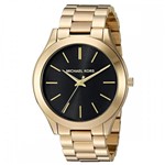 Ficha técnica e caractérísticas do produto Relógio Michael Kors Original Mk3478 Slim Feminino Dourado e Preto