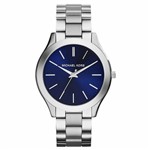 Ficha técnica e caractérísticas do produto Relógio Michael Kors Original Mk3379 Slim Feminino Prata e Azul