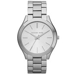 Ficha técnica e caractérísticas do produto Relógio Michael Kors Slim Runway Silver Mk3178/1kn