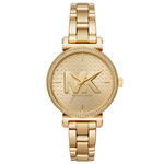 Ficha técnica e caractérísticas do produto Relógio Michael Kors Sofie Feminino Dourado Mk4334/1di