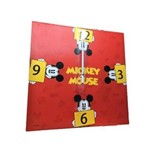 Ficha técnica e caractérísticas do produto Relógio Mickey de Parede Formato Tela Vermelho