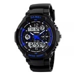 Ficha técnica e caractérísticas do produto Relógio Militar Esportivo Skmei 0931 K39 Prova D'agua Anti Shock Azul