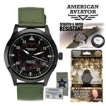 Ficha técnica e caractérísticas do produto Relógio Militar Importado American Aviator Pilot USA Certificado