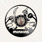Ficha técnica e caractérísticas do produto Relógio Minions Malvado Favorito Desenho Animação Vinil LP