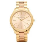 Ficha técnica e caractérísticas do produto Relogio Mk3493 Slim Dourado com Rose - Mk6215 - Michael Kors