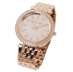 Ficha técnica e caractérísticas do produto Relogio Mk3439 Slim Rose Cristais - Mk6185 - Michael Kors